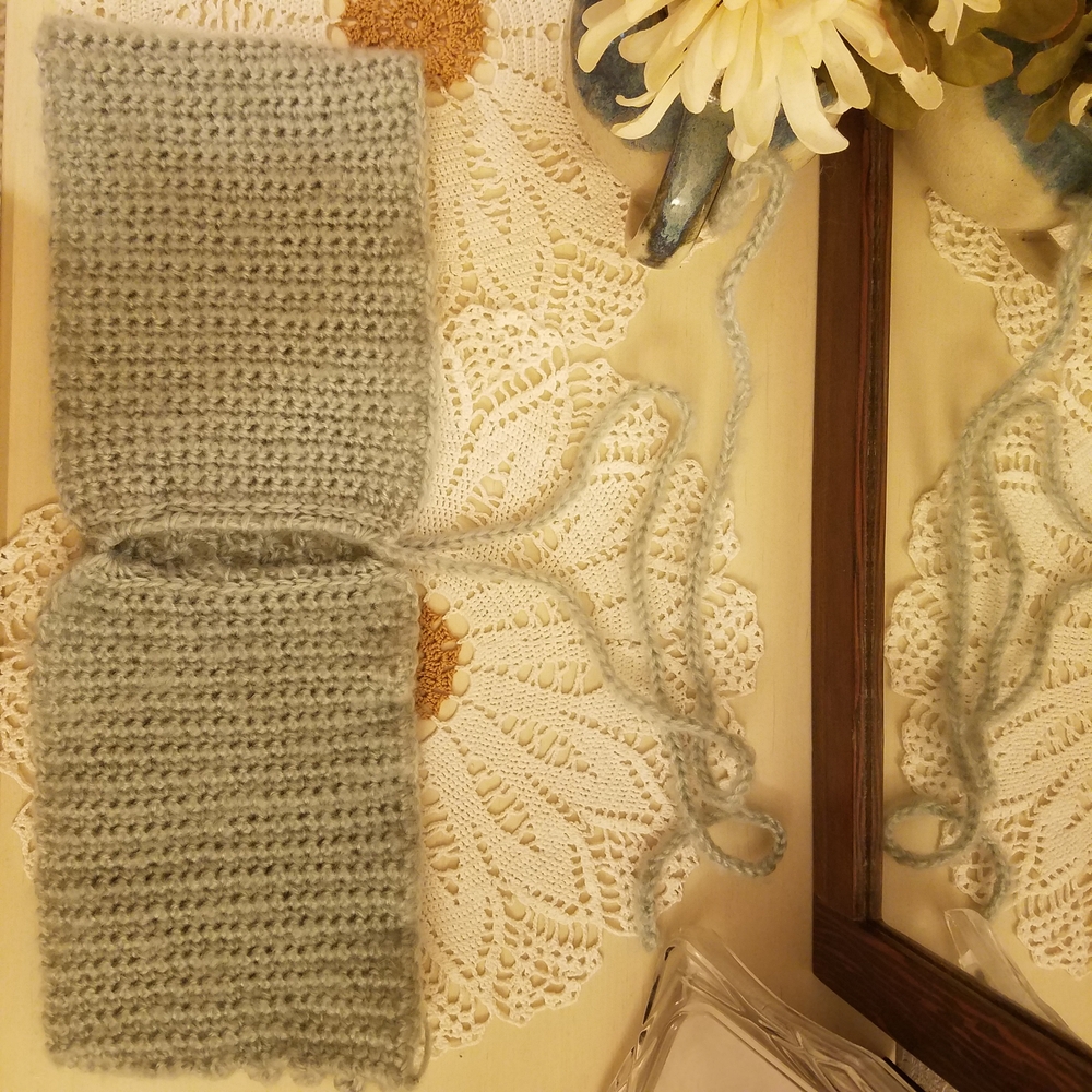 Handmade Adjustable Seafoam Green Sexy Crochet Bralette Bandeau Super Soft!!!!!! - Picture 7 of 7